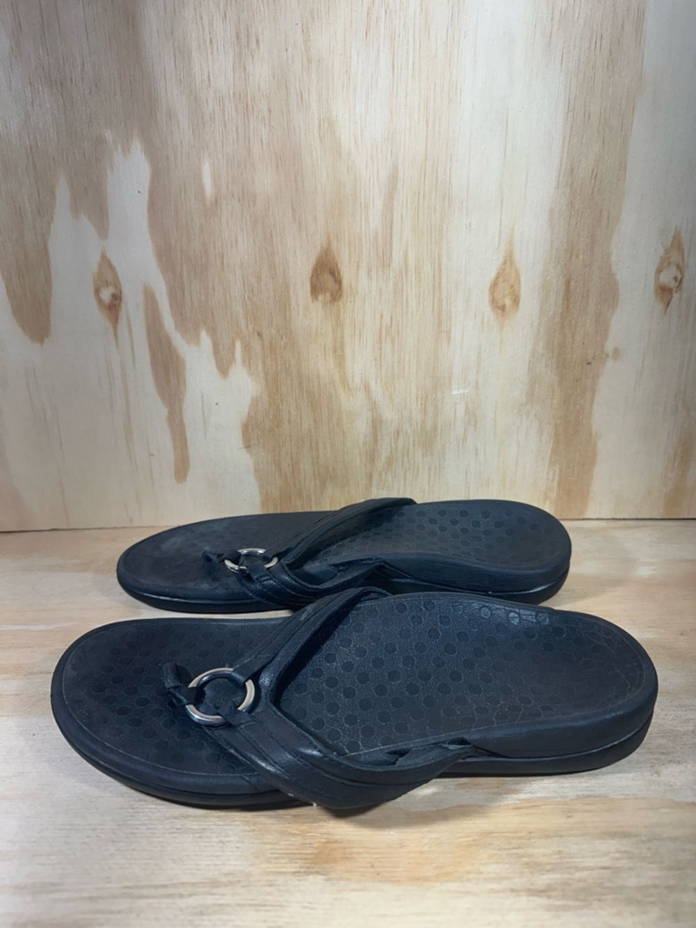 Vionic Black Flip Flop Sandals Women’s Size 9 - Picture 8 of 8